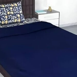 Fleece Single Bed Blanket Navy Blue Pack Of 4