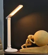 Mogadget Rechargeable Desk Lamp Study Lamp For Student With 3 Dimmable Lights 180 Degree Study Lamp 35 Cm White