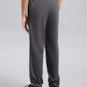 Boys Dark Grey Textured Trackpants Size S