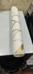 Golden White Pvc Wallpaper