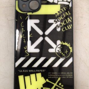 Neon Metal Tpu Printed Back Cover For Apple Iphone 14