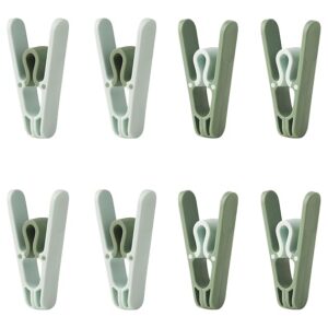 Private Lable Clothes Pegs Green Polypropylene Plastic Acetal Plastic Spring clibs 8pc multicolour