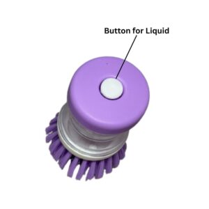 Private Lable 2 in 1 Dishwashing Brush with Liquid Dispenser pack of 1
