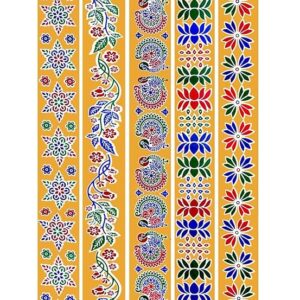 Private Lable rangoli border stickers 5 pcs