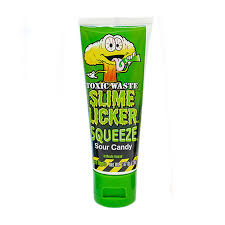 Toxic Waste Slime Licker Squeeze Sugar lite Candy Gel Cherry 70g