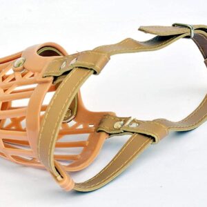 Private Lable Dog Mouth Cover Muzzle Bite Guard with Adjustable Handy Strap