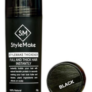 SM Thickener Transform Visible Areas Hair Fiber Black 28gm