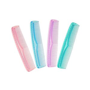 Zodiac Hair CoMBs Pastel Colours Pack of 4