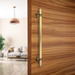 LAPO 24 inch Full Brass Main Door Handle