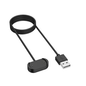 Tobfit Charger Cable Only Compatible for Amazfit GTR 3 GTR 3 Pro black 100cm