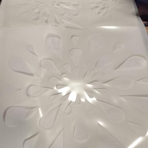 Private Lable Wall Stencils Damask Pattern counting DIY Reusable Design Ideal For Drawing Room