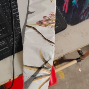 Private Lable 3D Flower Door Wallpaper multi colour