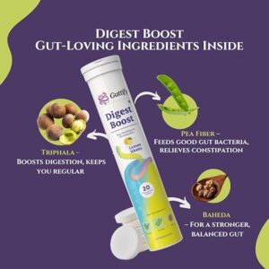 Digest Boost Lemon Khatta Effervescent 20 Tablets