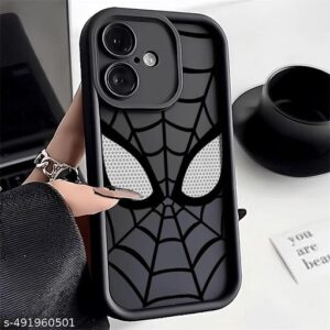 Private Lable Minibay Web Spidey Case for Apple iPhone 16 Series maroon colour