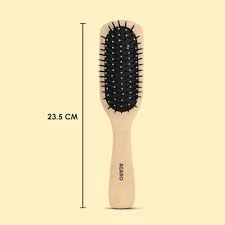 Agaro Wooden Flat Hair Brush Natural Wood