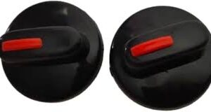 Private Lable Gas Stove ON Off Swtich Caps Black Color Plastic Material