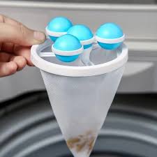 Private Lable Laundry Ball Floating Pet Fur Lint Hair Catcher Household Reusable Washing Machine Floating Lint Mesh Bag Hair Filter Net Pouch 1pc