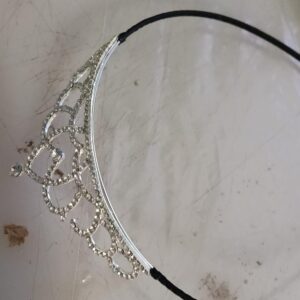 Private Lable Princess Crown Wedding Tiara Hair Band black colour