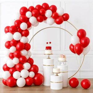 Party Propz Red and White Ballons For christmas 50pcs