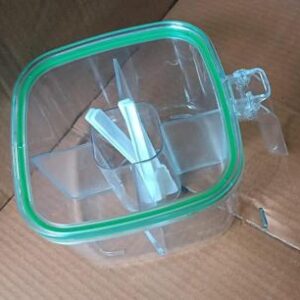 Private Lable KRIVA Seasoning canister with Lid and Spoon for kitchen