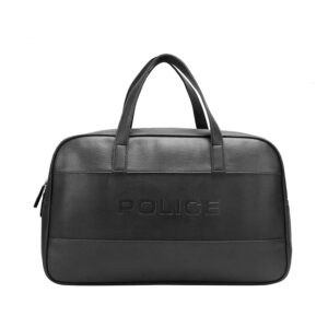 Police Black Soft Duffle Bag for Men and Women Unisex