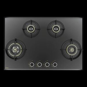 Hafele Altius Fs 480 78Cm Built In 4 Burner Gas Hob With Auto Ignition Brass Burners