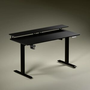 Green Soul Elevate Electric Single Motor Height Adjustable Table Carbon Black 216