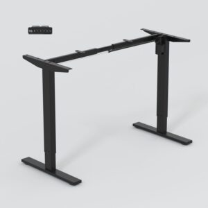 The Sleep Company Ergo Smart Single Motor Height Adjustable Desk Frame Without Table Top