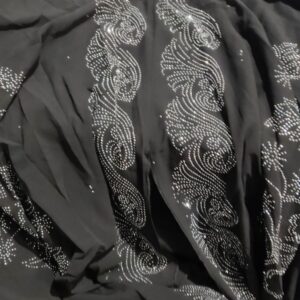 Private Lable women Burqa black colour size XXL