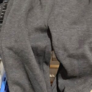 Uogvesw men Grey Solid Cotton Blend Winter Joggers size 2XL