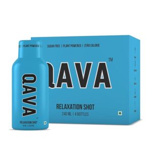QAVA Relaxation Shot Plant Powered Stress Relief 240ml
