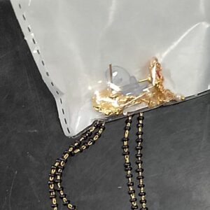 Private Lable Gold Plated Peacock Designe Pendent Magalsutra With Earring