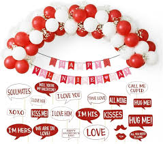 Party propz Happy Valentine s Day Decoration 81 Pcs