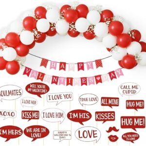 Party Propz Happy Valentine s Day Decoration 81 Pcs