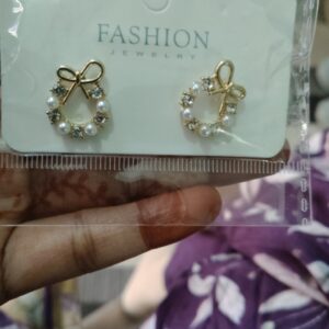 Private Lable Earrings For Women white colour