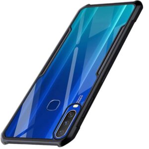 Private Lable TheGiftKart Crystal Clear Oppo Vivo Y12 u10 back cover colour black