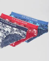 Us Polo Assn Pack of 3 Abrasion Free Briefs Multi Colour Size Xxl