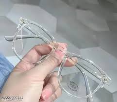 Private Label Crystal Clear Oversized Blue Light Glasses Trendy Eyewear for Digital Protection crystal clear glasses 2 Pcs