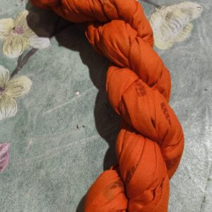 Private Level Orange Colour Bridal Dupatta