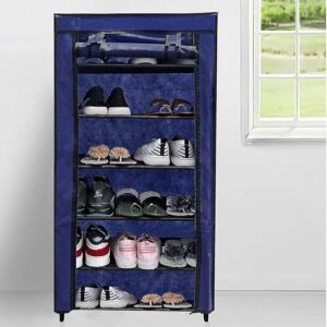 Private Label Multipurpose Foldable 6 Layers Shoe Organizer