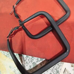 Estailo Womens Black Colour Earrings 1 Pair