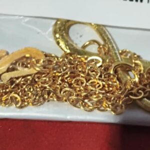 Private Label Golden Colour Womens Simple Chain With Locket