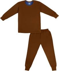 Private Label Kids Unisex Tharmal Set Colour Brown Size 30