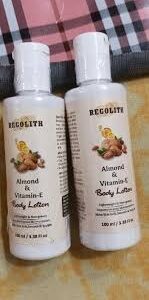 Regolith Almond And Vitamin E Body Lotion Skin Whitening Body Lotion for Dry Skin Protection with Almond Oil And Vitamin E 100ml