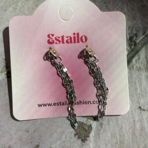 Private Label Korean Fresh Flower Silver Stud Earrings for Womens