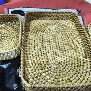 Private Label Set Of 3 Cultural Craft Tray Made By Wooden