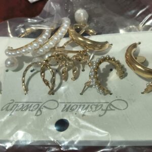 Fashion Jewelry Womens Designing Earrings 8 Pair