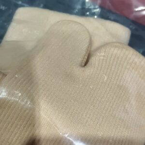 Private Label Beige Colour Womens Ankle Length Socks 1 Pair