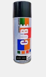Aerosol Lacquer Cube Gloss Black 950 450 ml