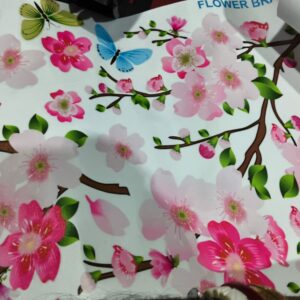Private Label Flower Branch Home Decor Wallpaper Sticker